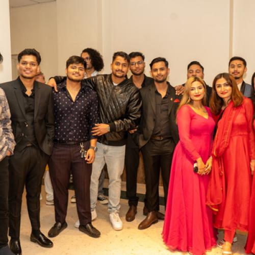 Students at Diwali Night