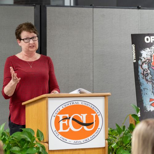 Dr. Karen Williams read her story from Originals 2025.