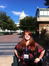 Photo of Loren Dunnam in D.C.