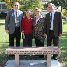 Dr. Norman Frame, Phyllis Danley, Mary Ann Frame and Bill Frame