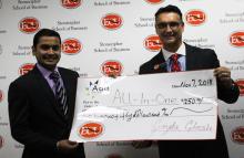 Pradil Poudel wins ECU Tiger Tank Competition.