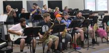 ECU Jazz Band Rehearsal