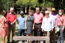 Sukholutskaya honored with commemorative bench