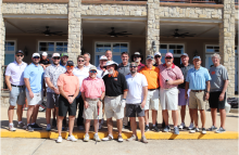 Contestants for the 2022 Alumni Golf Tournament