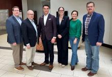 Oklahoma legislators visit East Central University.