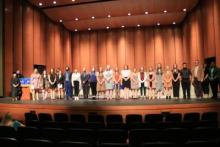 The Gamma Chapter of Alpha Chi National Collegiate Honor Society inducted students on March 3. Alpha Chi is comprised of the top 10 percent of juniors and seniors at ECU across all academic disciplines. Students must maintain at least a 3.5 grade-point average to be eligible to join.
