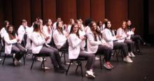 East Central University Nursing students are recognized for their accomplishments during a White Coat Ceremony.
