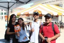 Group of ECU students pose for the camera