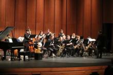 The ECU Jazz Band performs at an April 2021 concert.