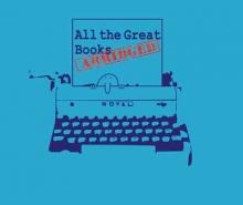 All the Great Books Abridged; Image of Kilroy and typewriter