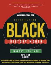 Black History Month Flyer