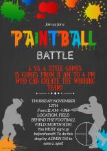Paintball Battle