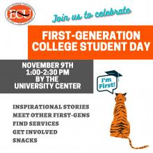 1st-Gen College Student Day Invite