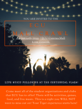 ECU Mall Crawl Flier 