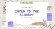 Intro to the Library Flier 