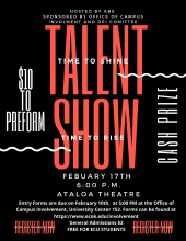 Talent Show Flier 
