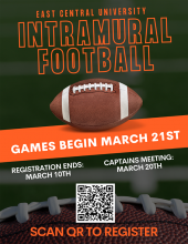 Intramural Football Flyer