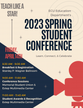 Spring Student Conference Flyer