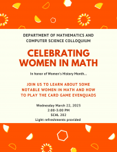 Women in Math Flier 