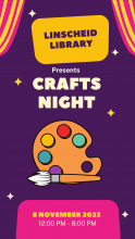 Crafts Night Flyer