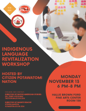 Indigenous Language Revitalization Workshop - Potawatomi Nation