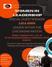 Women in Leadership Speaker Series - Lisa John