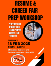 Resume & Career Fair Prep Workshop 