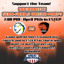 Watch party flyer