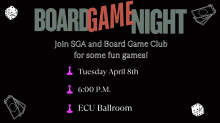 Board Game Night Flyer