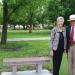 Bench Dedication for Dr. Carlotta Lockmiller.