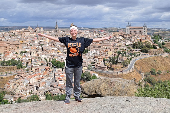 ECU Student & Overlook-of-Toledo, Spain 562 X 375.jpg