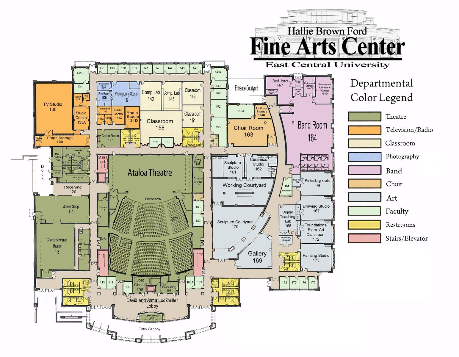 Hallie Brown Ford Fine Arts Center East Central University
